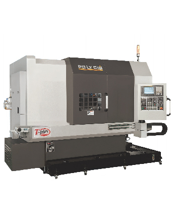高剛性硬軌T-Plus雙主軸配伺服刀塔系列